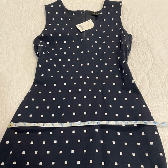 Banana Republic Ponte Polka Dot Sheath Dress Size 0 - Picture 6 of 11